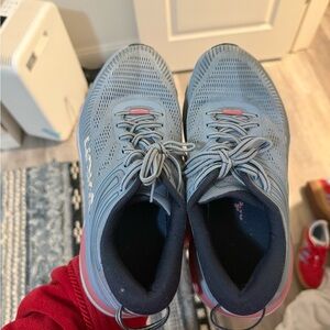 Hoka Light Blue Athletic Shoes